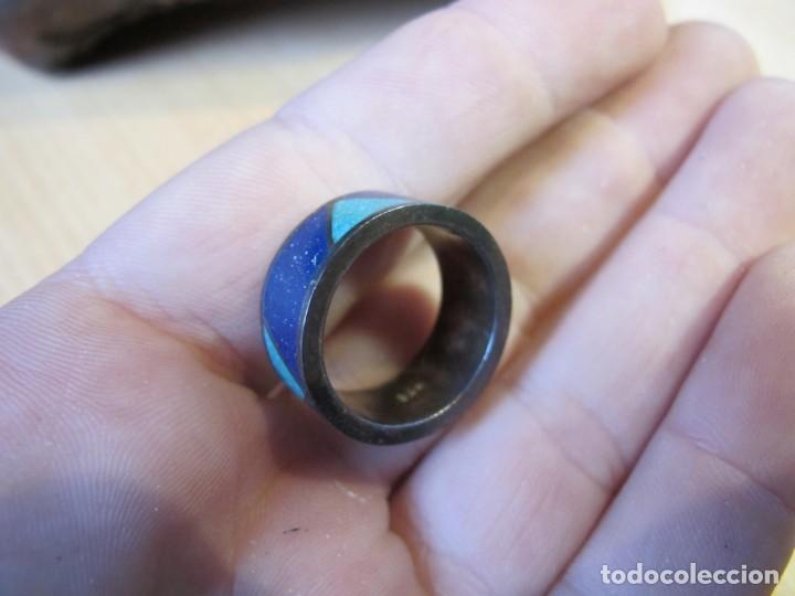 Joyeria: Anillo realizado manualmente en plata y esmalte. - Foto 3