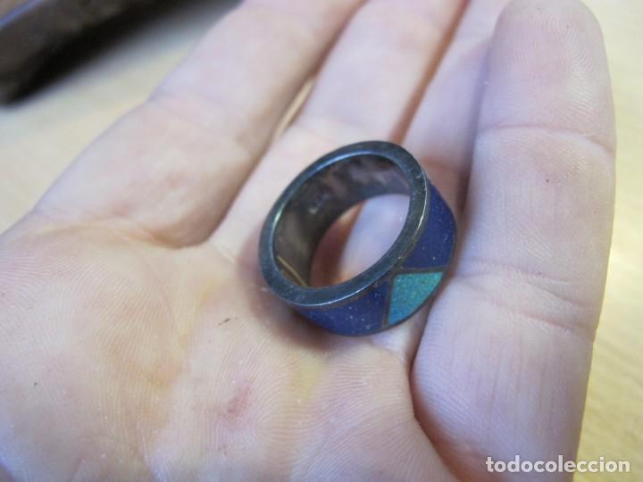 Joyeria: Anillo realizado manualmente en plata y esmalte. - Foto 4