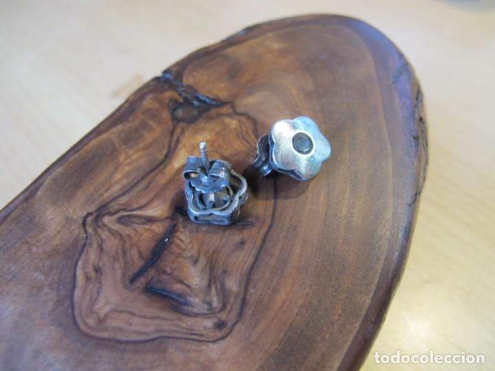 Joyeria: Pendientes en plata de ley con cristalito - Foto 3