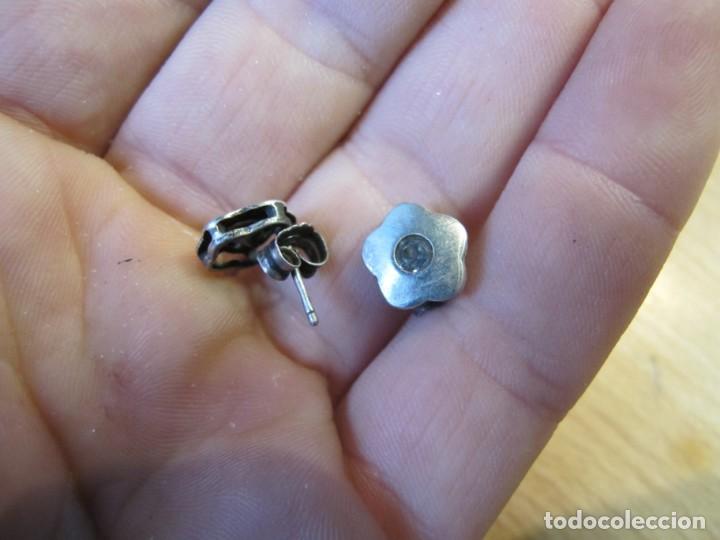 Joyeria: Pendientes en plata de ley con cristalito - Foto 5