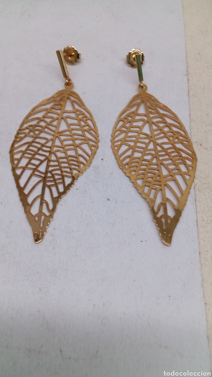 Joyeria: Pendientes de plata chapados oro /P46 - Foto 1