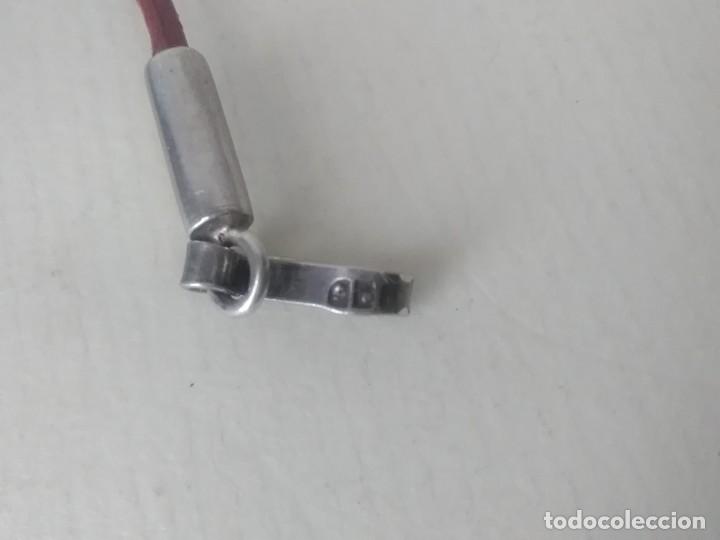Joyeria: Gargantilla de cuero y plata 925 - Foto 4
