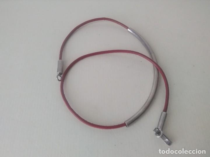 Joyeria: Gargantilla de cuero y plata 925 - Foto 5