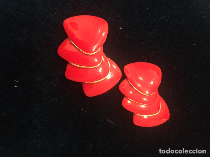 Joaillerie: Pendientes forma corazon a&ntilde;os 60