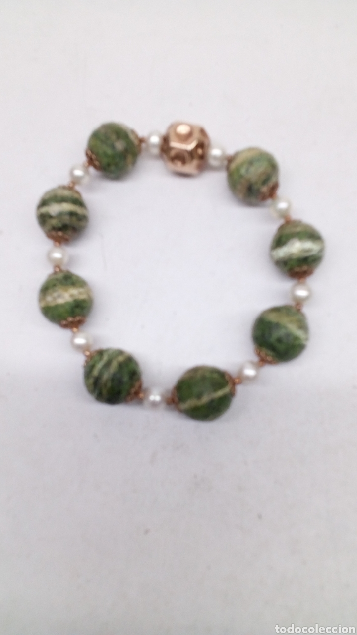 Joyeria: Pulsera con perlas y piedras naturales - Foto 1