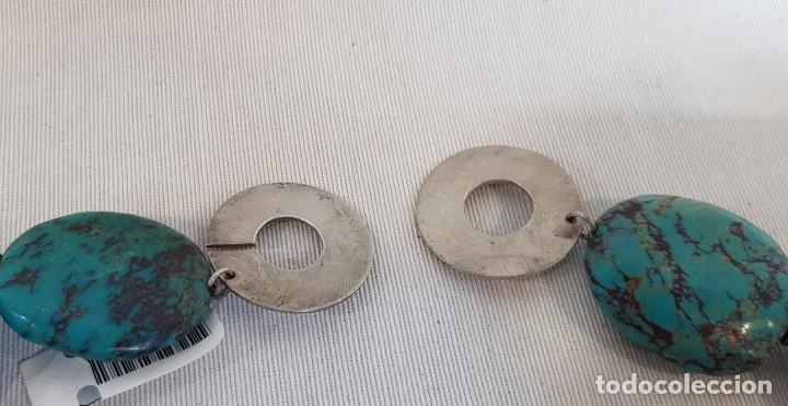 Joyeria: Gargantilla de plata con turquesas - Foto 7