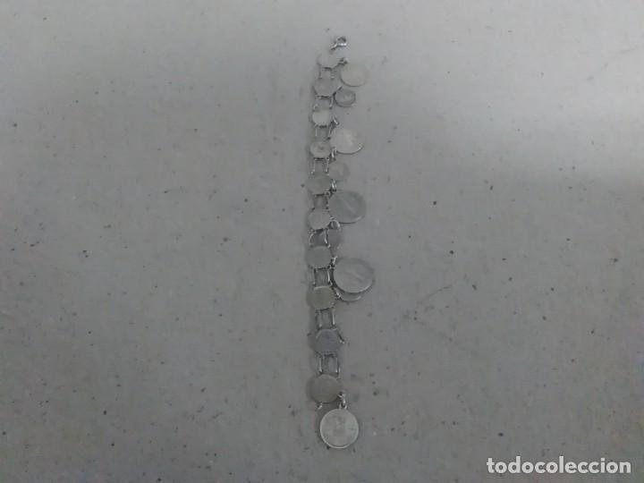 Joyeria: Pulsera de monedas  plata 925 - Foto 6