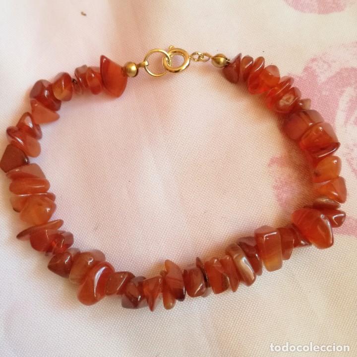 Joyeria: PUSERA DE CORNALINAS con CIERRE DORADO - Foto 1