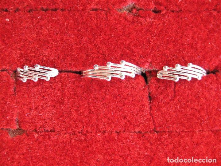 Joyeria: CONJUNTO PENDIENTES Y ANILLO DE PLATA DE LEY - Foto 1