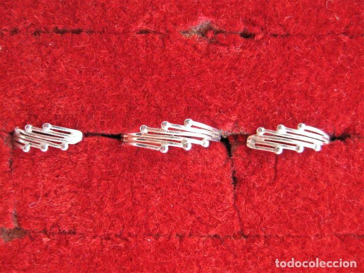 Joyeria: CONJUNTO PENDIENTES Y ANILLO DE PLATA DE LEY - Foto 2