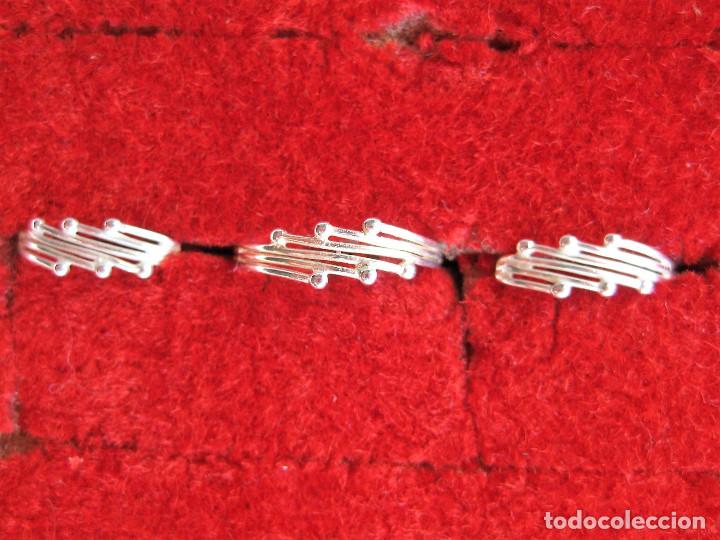 Joyeria: CONJUNTO PENDIENTES Y ANILLO DE PLATA DE LEY - Foto 3