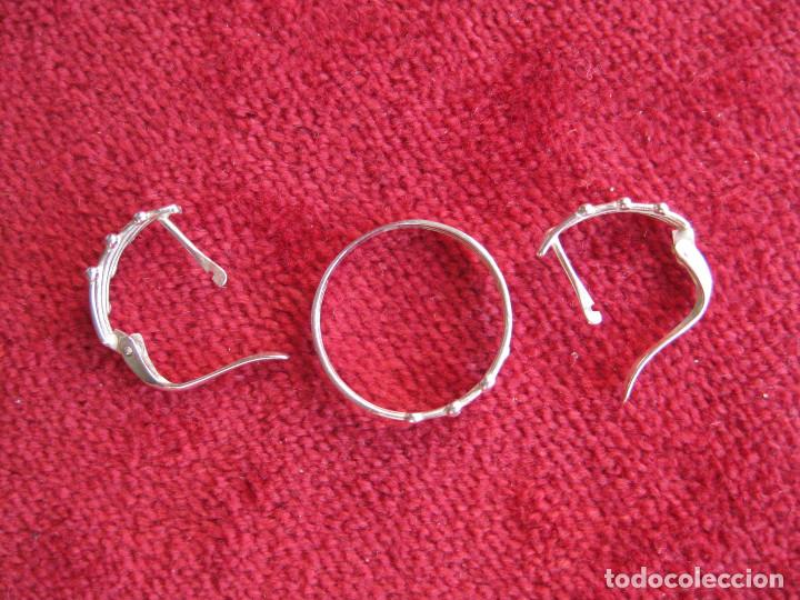 Joyeria: CONJUNTO PENDIENTES Y ANILLO DE PLATA DE LEY - Foto 6