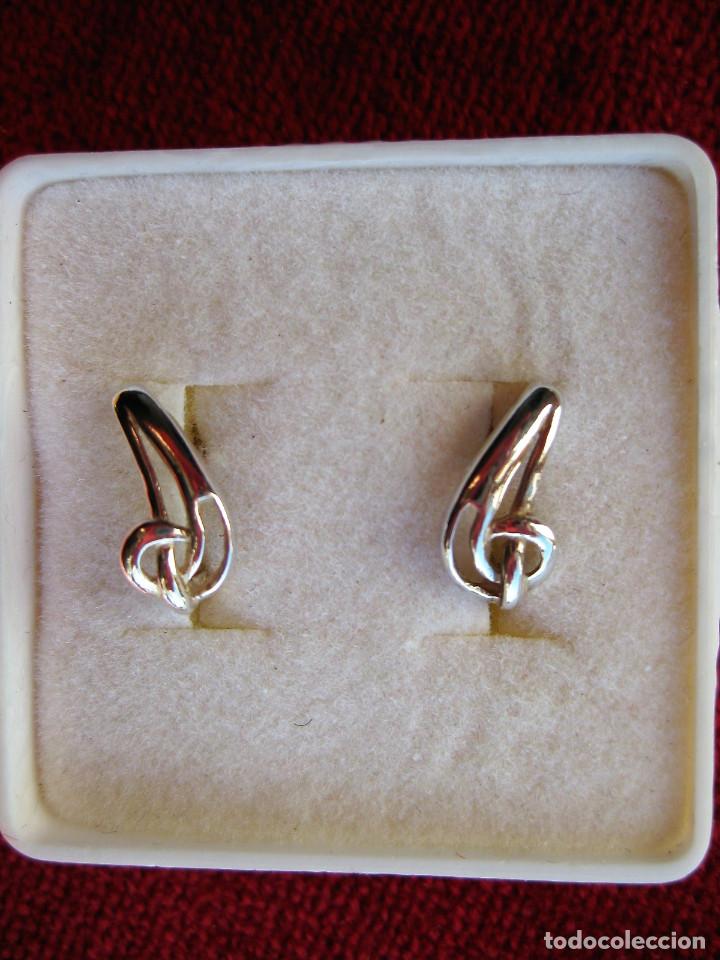 Joyeria: CONJUNTO PENDIENTES Y ANILLO DE PLATA DE LEY - Foto 3