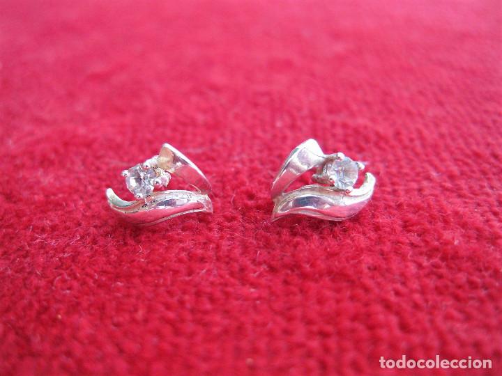 Joyeria: PENDIENTES DE PLATA DE LEY CON CIRCONITAS - Foto 1