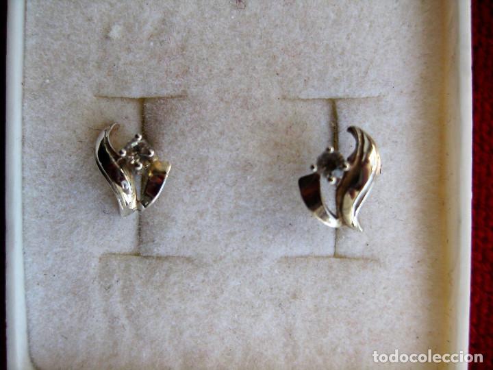 Joyeria: PENDIENTES DE PLATA DE LEY CON CIRCONITAS - Foto 2