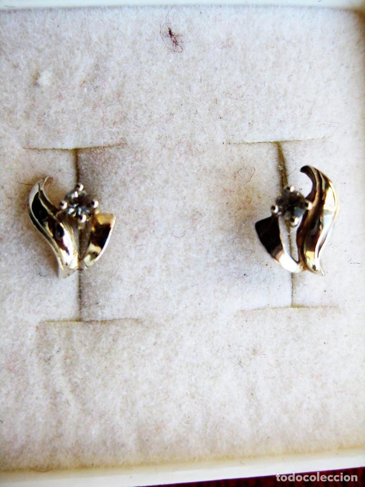 Joyeria: PENDIENTES DE PLATA DE LEY CON CIRCONITAS - Foto 3