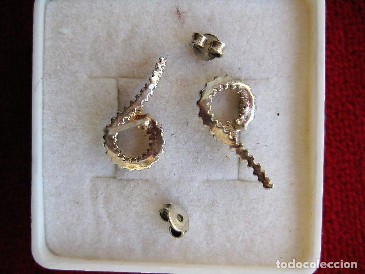 Joyeria: PENDIENTES DE PLATA DE LEY ESTRIADOS CON FORMA DE CUERNO - Foto 5