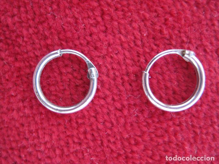Joyeria: AROS DE PLATA DE LEY. PEQUE&Ntilde;OS - SIN ESTRENAR - Foto 1