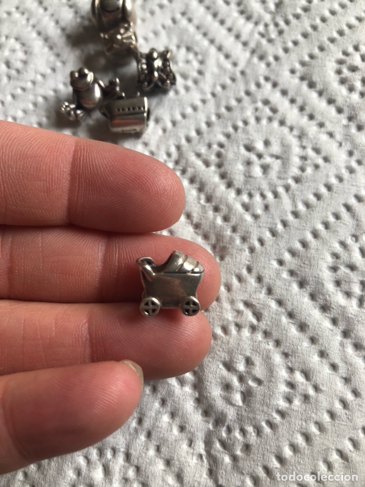Joyeria: Lote de 7 Charm para pulsera en plata de ley - Foto 4