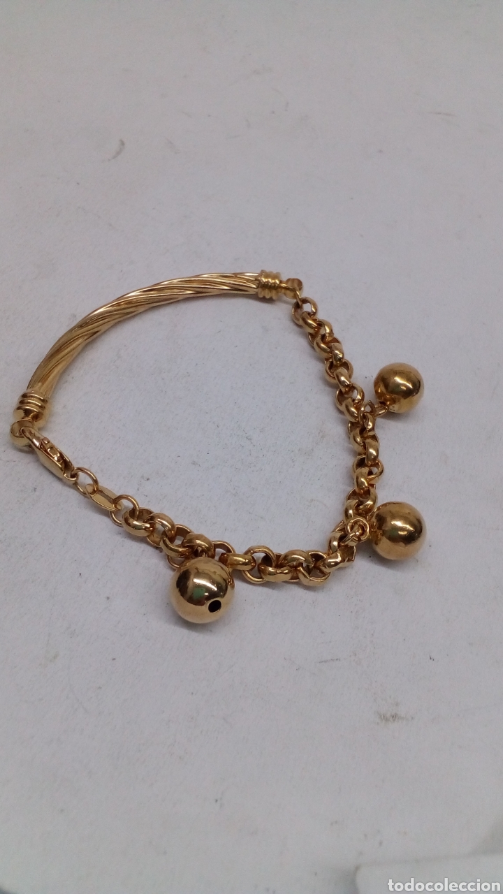 Joyeria: Pulsera de bisuter&iacute;a dorada/PUL27 - Foto 1