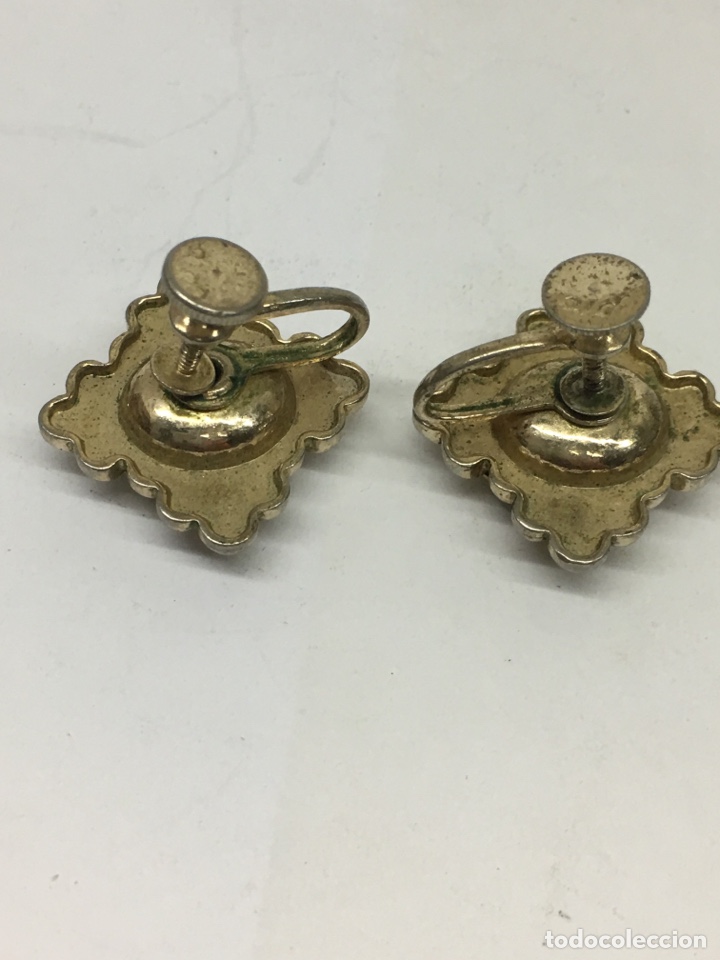 Joyeria: Pendientes con ojos de tigre antiguos /P26 - Foto 2