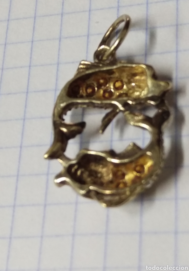 Joyeria: Colgante PISCIS. plata dorada - Foto 3