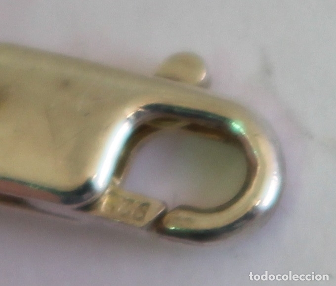 Joyeria: pulsera de cuero negro y plata de ley - Foto 4