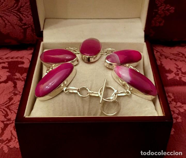 Joyeria: PULSERA CON &Aacute;GATAS NATURALES - 48 GRAMOS. - Foto 3