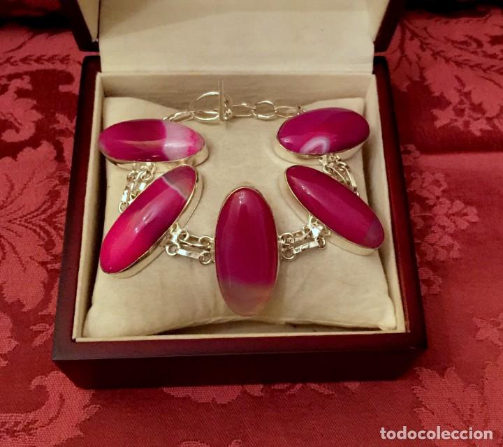 Joyeria: PULSERA CON &Aacute;GATAS NATURALES - 48 GRAMOS. - Foto 4