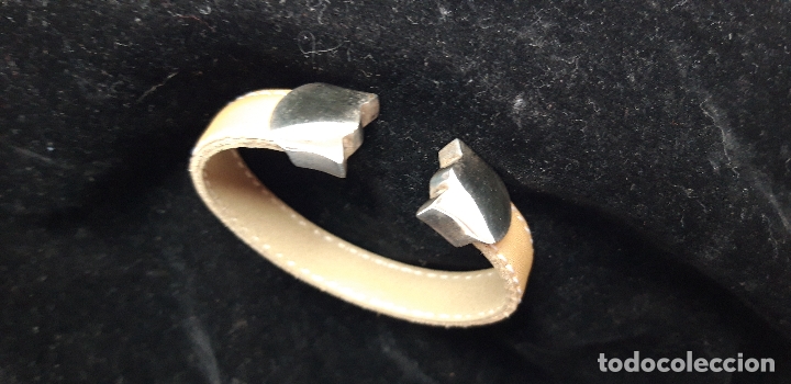 Joyeria: Pulsera plata y piel - Foto 2
