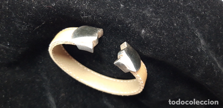 Joyeria: Pulsera plata y piel - Foto 3