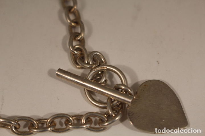 Joyeria: gargantilla con corazon en plata de ley 925 - Foto 2