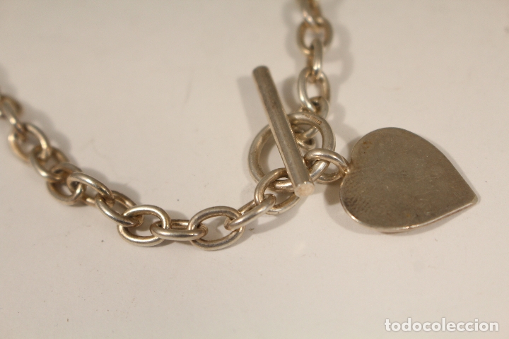 Joyeria: gargantilla con corazon en plata de ley 925 - Foto 7