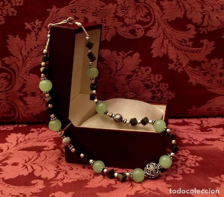 Joyeria: COLLAR - GARGANTILLA CON JADE NATURAL - 46 GRAMOS. - Foto 1