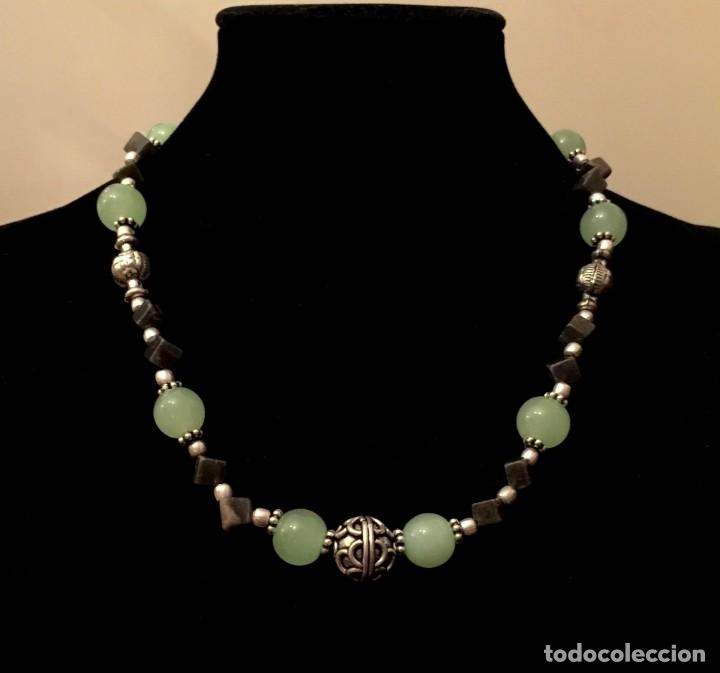 Joyeria: COLLAR - GARGANTILLA CON JADE NATURAL - 46 GRAMOS. - Foto 3