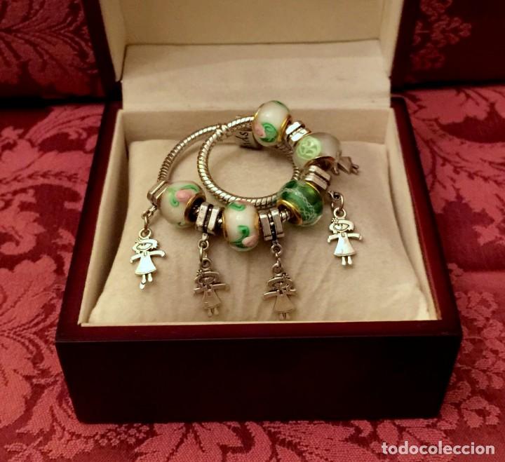 Joyeria: PULSERA CON ABALORIOS CRISTAL DE MURANO - 35 GRAMOS. - Foto 2