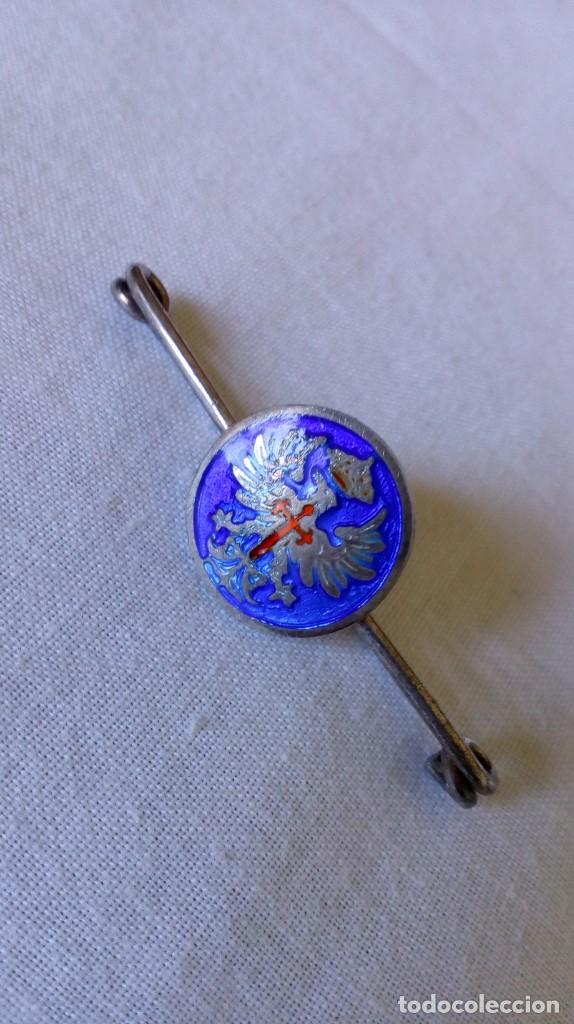 Joyeria: Broche de plata y esmalte con escudo del ej&eacute;rcito de tierra - Foto 1
