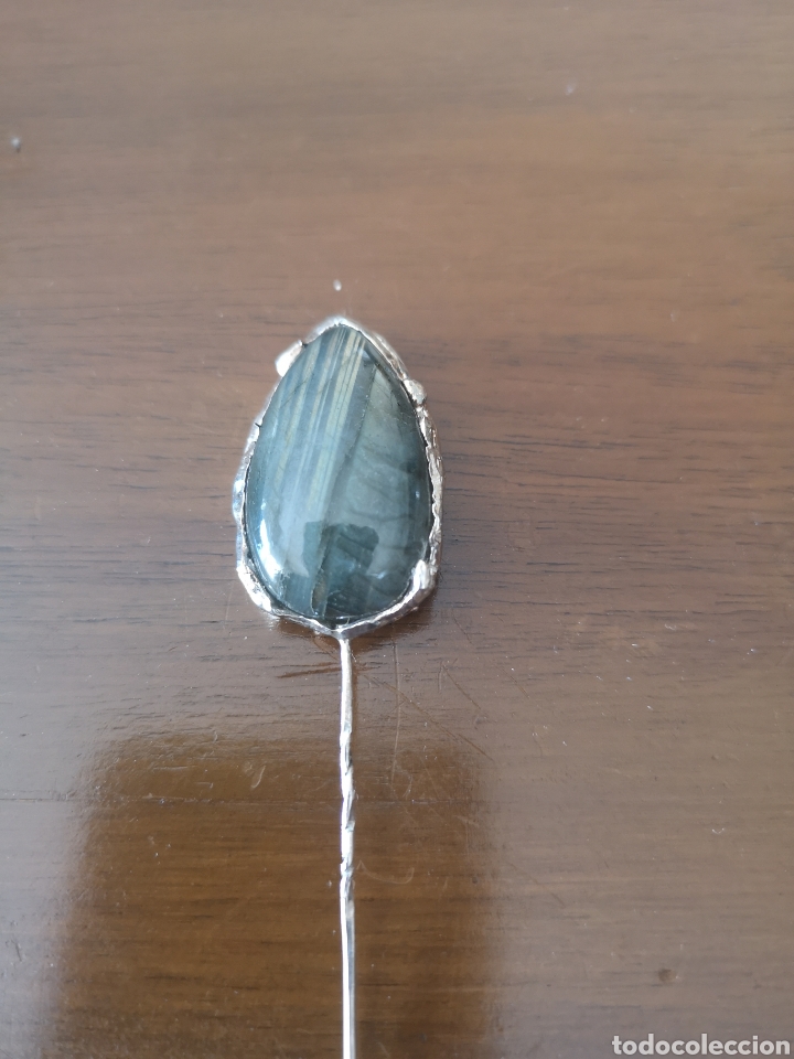 Joyeria: Alfiler de plata y labradorita hecho a mano - Foto 1