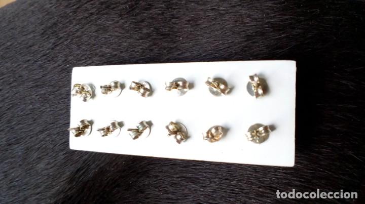 Joyeria: Lote de 6 pares de pendientes - Foto 4