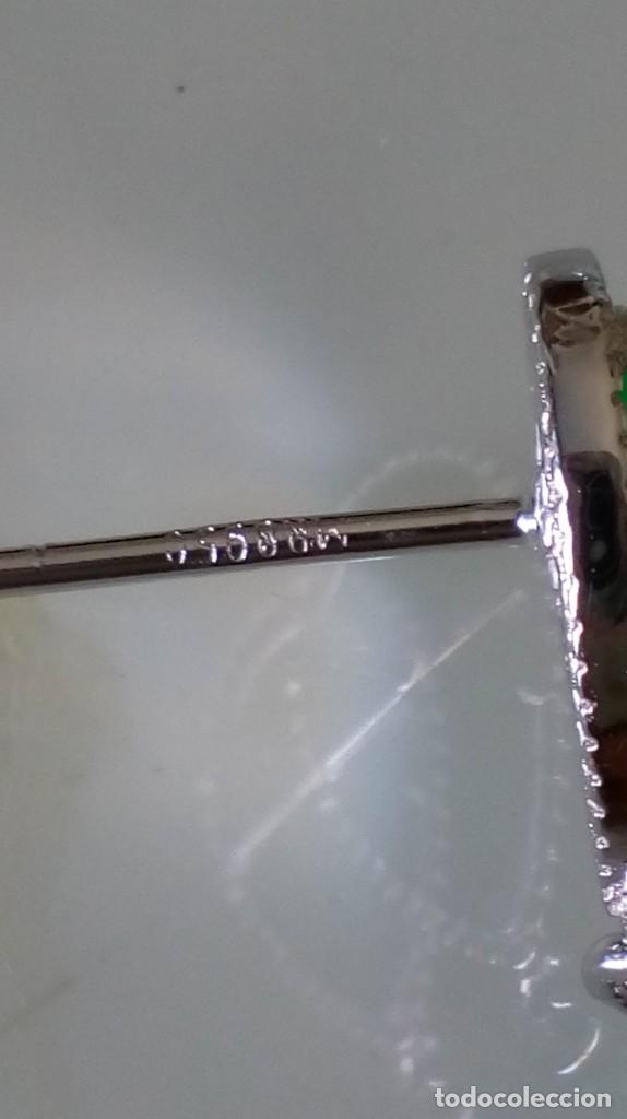 Joyeria: Bonitos pendientes de plata en dos tonos de piedra - Foto 7