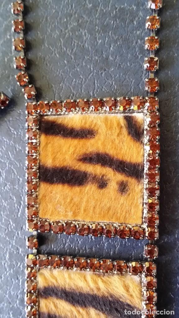 Joyeria: Collar y pendientes, piel - Foto 4