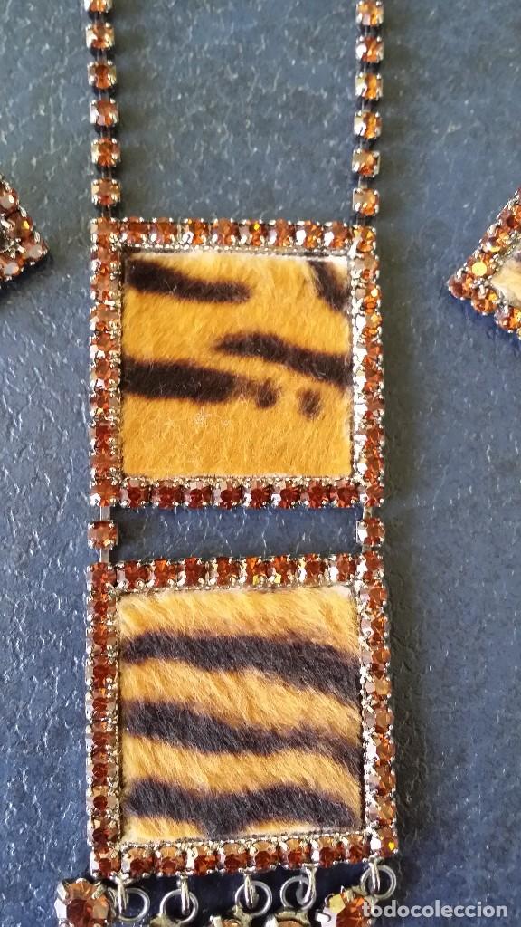 Joyeria: Collar y pendientes, piel - Foto 7