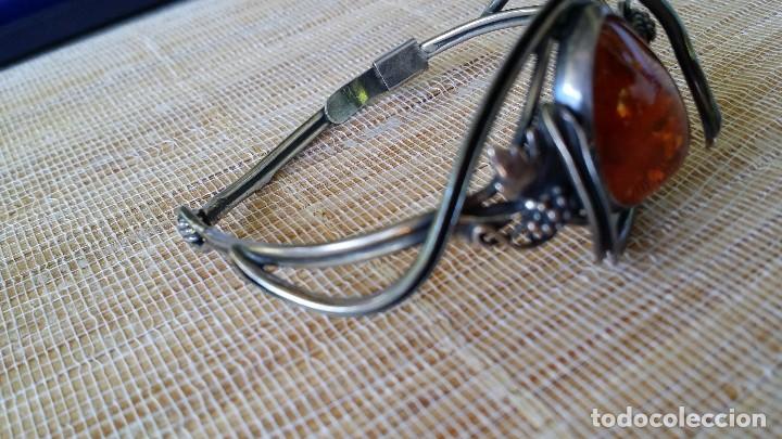 Joyeria: Pulsera brazalete, AMBAR y plata - Foto 3
