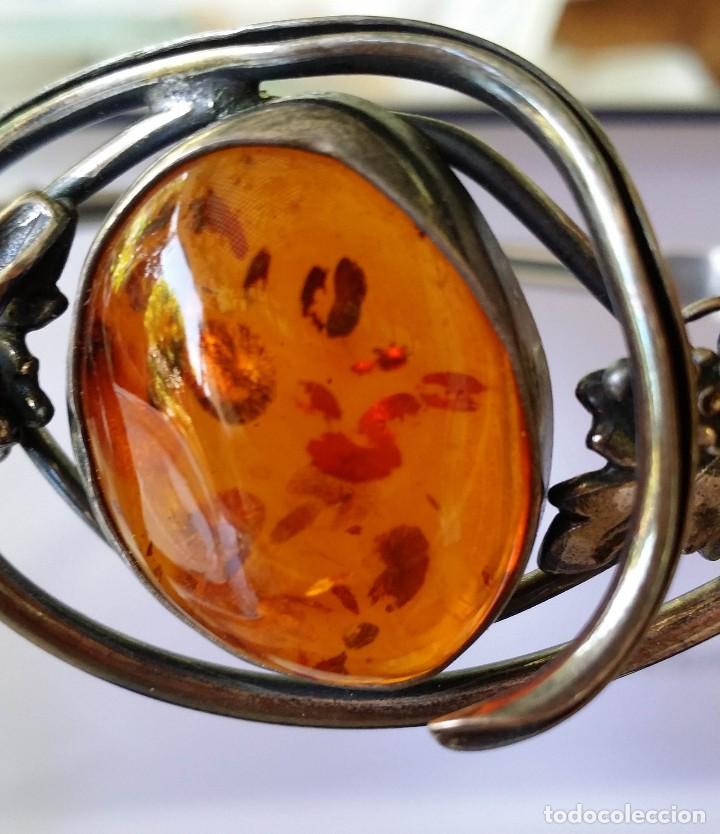 Joyeria: Pulsera brazalete, AMBAR y plata - Foto 5