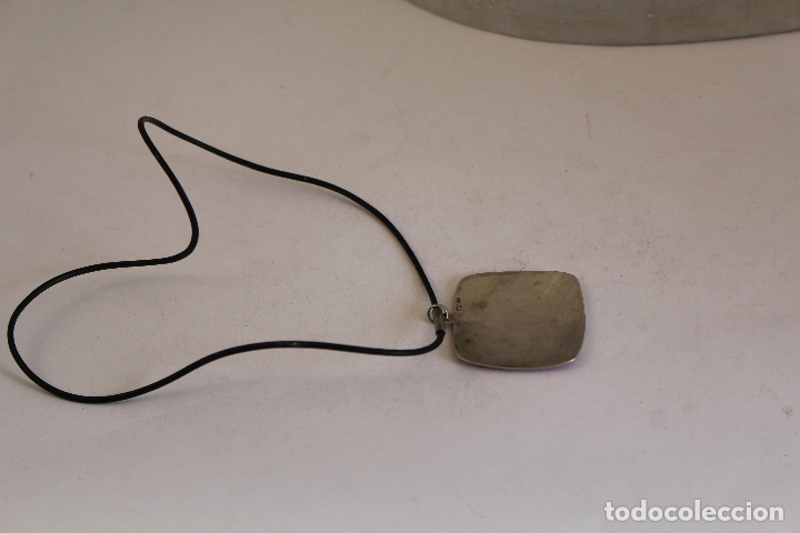 Joyeria: colgante en plata de ley con cord&oacute;n negro - Foto 5