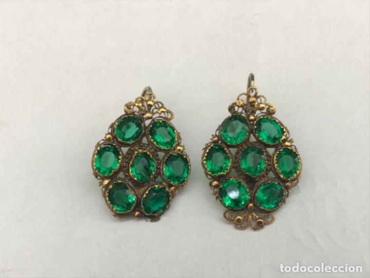 Joyeria: Pendientes de oro antiguos - Foto 1
