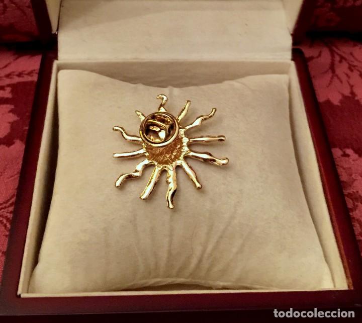 Joyeria: BROCHE PIN - SOL CHAPADO EN ORO - 7 GRAMOS. - Foto 3