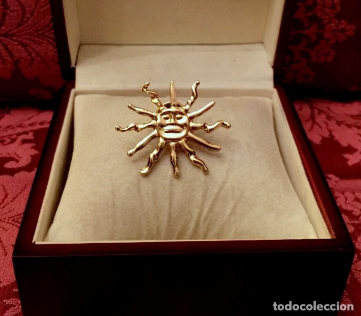 Joyeria: BROCHE PIN - SOL CHAPADO EN ORO - 7 GRAMOS. - Foto 1
