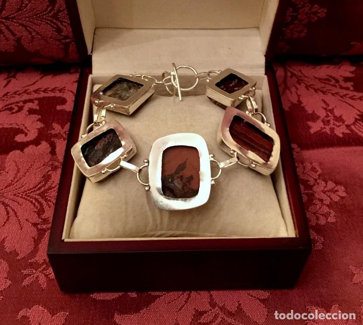 Joyeria: PULSERA CON JASPE OCE&Aacute;NICO - 46 GRAMOS. - Foto 5
