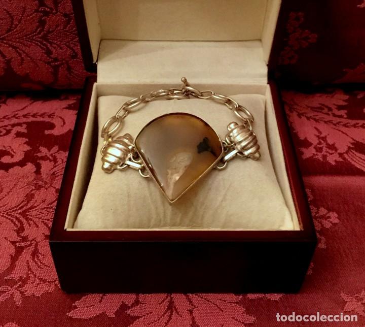 Joyeria: PULSERA CON &Aacute;GATA NATURAL CENTRAL - 21 GRAMOS. - Foto 1